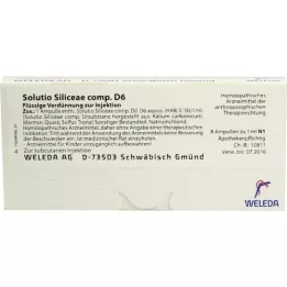 SOLUTIO SILICEAE comp.D 6 ampoules, 8X1 ml