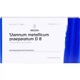 STANNUM METALLICUM praeparatum D 8 ampoules, 8X1 ml