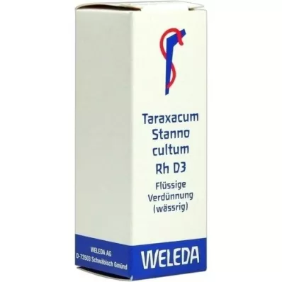 TARAXACUM STANNO culture RH Dilution D 3, 20 ml TARAXACUM STANNO culture RH Dilution D 3, 20 ml