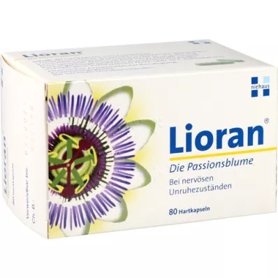 LIORAN les gélules de passiflore, 80 pièces LIORAN les gélules de passiflore, 80 pièces