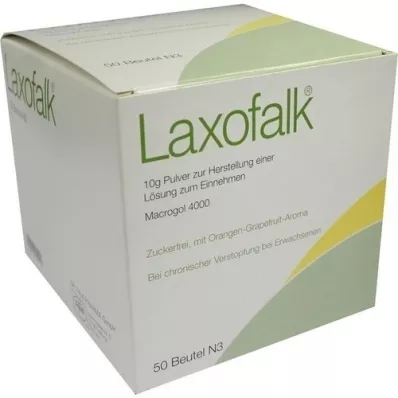 LAXOFALK 10 g Plv.z.Manufacturer e.Lsg.z.Sachet dadmission, 50 pc LAXOFALK 10 g Plv.z.Manufacturer e.Lsg.z.Sachet dadmission, 50 pc