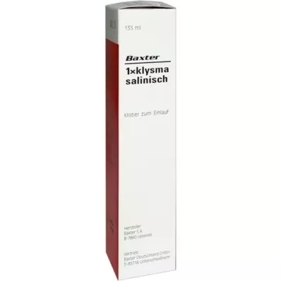 KLYSMA 1x solution saline, 135 ml KLYSMA 1x solution saline, 135 ml
