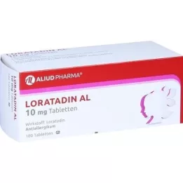 LORATADIN AL Comprimés de 10 mg, 100 pc