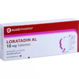 LORATADIN AL Comprimés de 10 mg, 20 comprimés