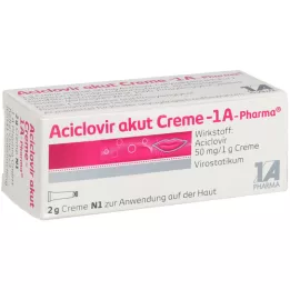 ACICLOVIR crème aiguë-1A Pharma, 2 g