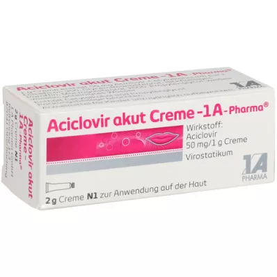 ACICLOVIR crème aiguë-1A Pharma, 2 g