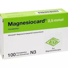 MAGNESIOCARD Comprimés pelliculés de 2,5 mmol, 100 pc