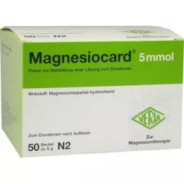 MAGNESIOCARD 5 mmol Plv.z.Her.e.Lsg.z.Intake, 50 pc