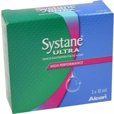 SYSTANE ULTRA Gouttes lubrifiantes pour les yeux, 3X10 ml SYSTANE ULTRA Gouttes lubrifiantes pour les yeux, 3X10 ml