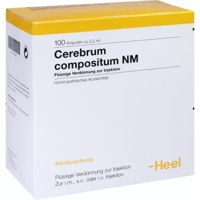 CEREBRUM COMPOSITUM NM Ampoules, 100 pc