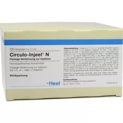 CIRCULO Ampoules Injeel N, 100 pc