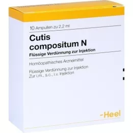 CUTIS ampoules compositum N, 10 pc