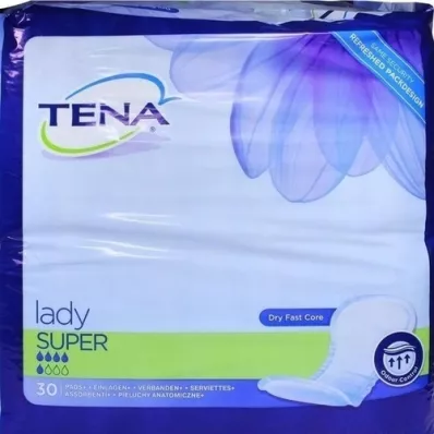 TENA LADY super semelles, 30 pièces
