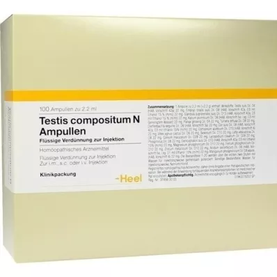 TESTIS COMPOSITUM N ampoules, 100 pc