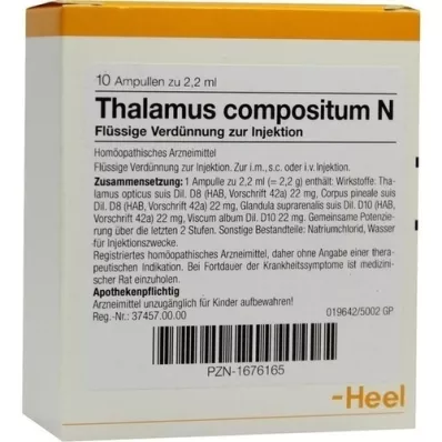 THALAMUS ampoules compositum N, 10 pc