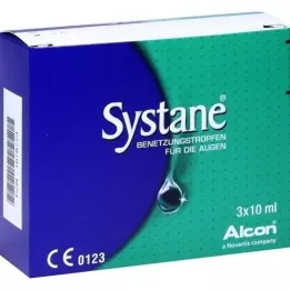 SYSTANE Gouttes lubrifiantes pour les yeux, 3X10 ml
