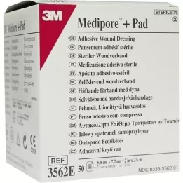 MEDIPORE Plus Pad 3562E Pansement stérile, 50 pc