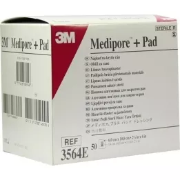 MEDIPORE Plus Pad 3564E Pansement stérile, 50 pc
