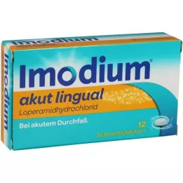 IMODIUM comprimés orodispersibles linguaux aigus, 12 pc