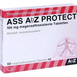 ASS AbZ PROTECT Comprimé gastro-résistant à 100 mg, 50 pc