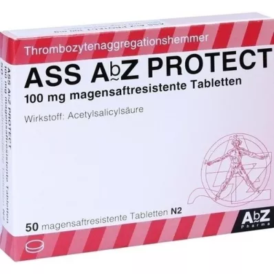ASS AbZ PROTECT Comprimé gastro-résistant à 100 mg, 50 pc ASS AbZ PROTECT Comprimé gastro-résistant à 100 mg, 50 pc