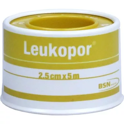 LEUKOPOR 2,5 cmx5 m, 1 pièce LEUKOPOR 2,5 cmx5 m, 1 pièce