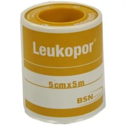 LEUKOPOR 5 cmx5 m, 1 pièce LEUKOPOR 5 cmx5 m, 1 pièce
