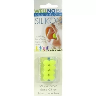 WELLNOISE Bouchons doreilles pour enfants blister, 4X2 pc