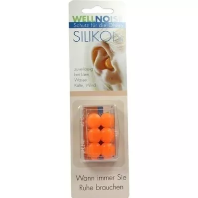 WELLNOISE Bouchons doreilles orange, blister, 3 x 2 pièces WELLNOISE Bouchons doreilles orange, blister, 3 x 2 pièces