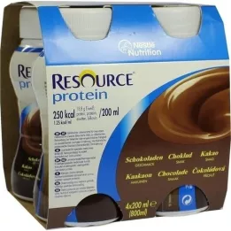 RESOURCE Nouvelle recette liquide chocolat protéiné, 4X200 ml