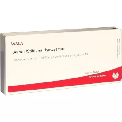 AURUM/STIBIUM/Ampoules dHyoscyamus, 10X1 ml