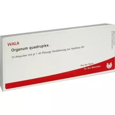 ORGANUM ampoules quadruplex, 10X1 ml