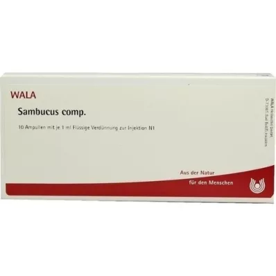 SAMBUCUS COMP Ampoules, 10X1 ml