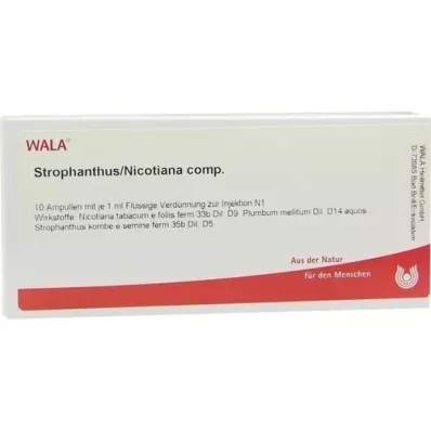 STROPHANTHUS/NICOTIANA comp. ampoules, 10X1 ml