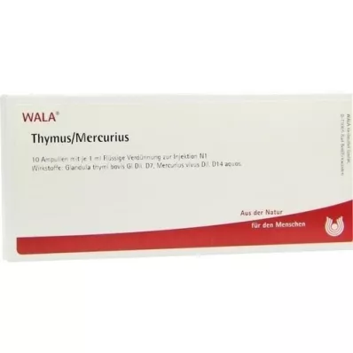 THYMUS/MERCURIUS Ampoules, 10X1 ml
