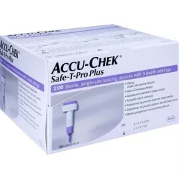 ACCU-CHEK Lancettes Safe T Pro Plus, 200 pc