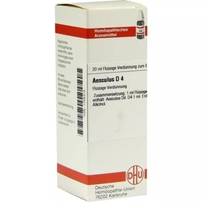 AESCULUS Dilution D4, 20 ml AESCULUS Dilution D4, 20 ml