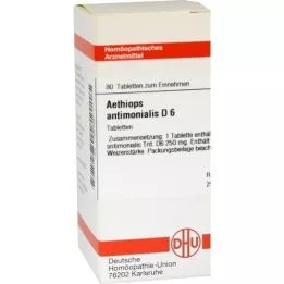 AETHIOPS ANTIMONIALIS D 6 comprimés, 80 pc