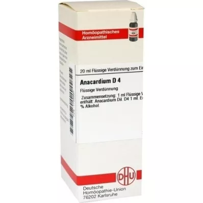 ANACARDIUM Dilution D4, 20 ml ANACARDIUM Dilution D4, 20 ml