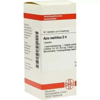 APIS MELLIFICA D 4 comprimés, 80 pc