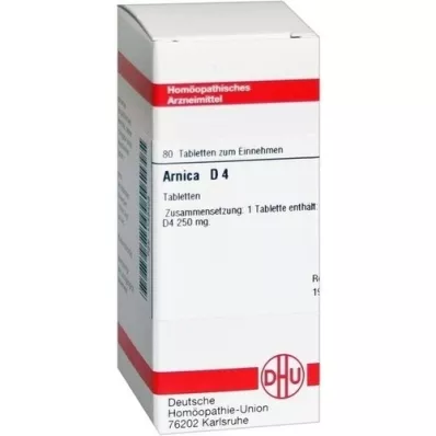 ARNICA D 4 comprimés, 80 pc