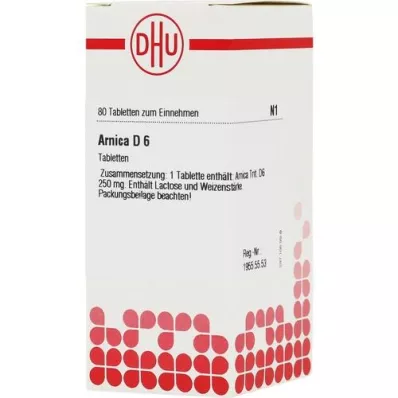 ARNICA D 6 comprimés, 80 pc