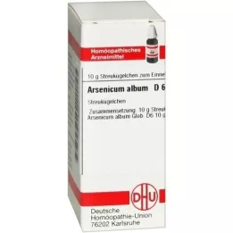 ARSENICUM ALBUM D 6 globules, 10 g