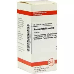 AURUM METALLICUM D 6 comprimés, 80 pc