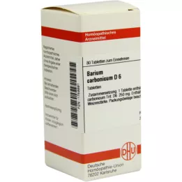 BARIUM CARBONICUM D 6 comprimés, 80 pc