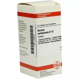 BARIUM CARBONICUM D 12 comprimés, 80 pc