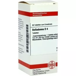 BELLADONNA D 4 comprimés, 80 pc