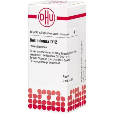 BELLADONNA D 12 globules, 10 g