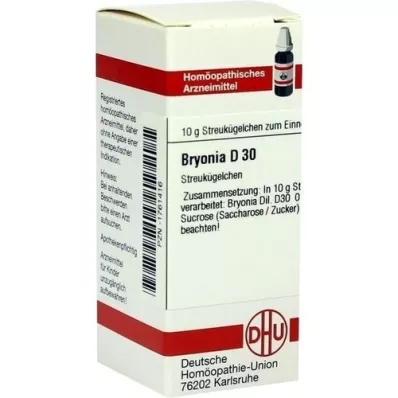 BRYONIA D 30 globules, 10 g