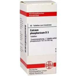 CALCIUM PHOSPHORICUM D 3 comprimés, 80 pc